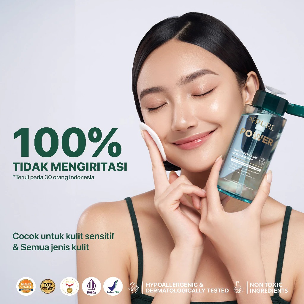 (Buy1 Get1) Npure Acne Power Clear Micellar Water (300ml + 50ml)