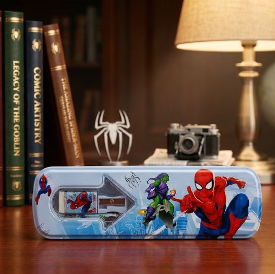 Kotak Pensil Anak Karakter + Alat Tulis 3in1 - SPIDERMAN (LPY99-16)