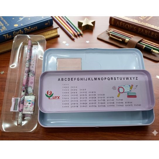 Kotak Pensil Anak Karakter + Alat Tulis 4in1 - MY MELODY (LPY97-3)