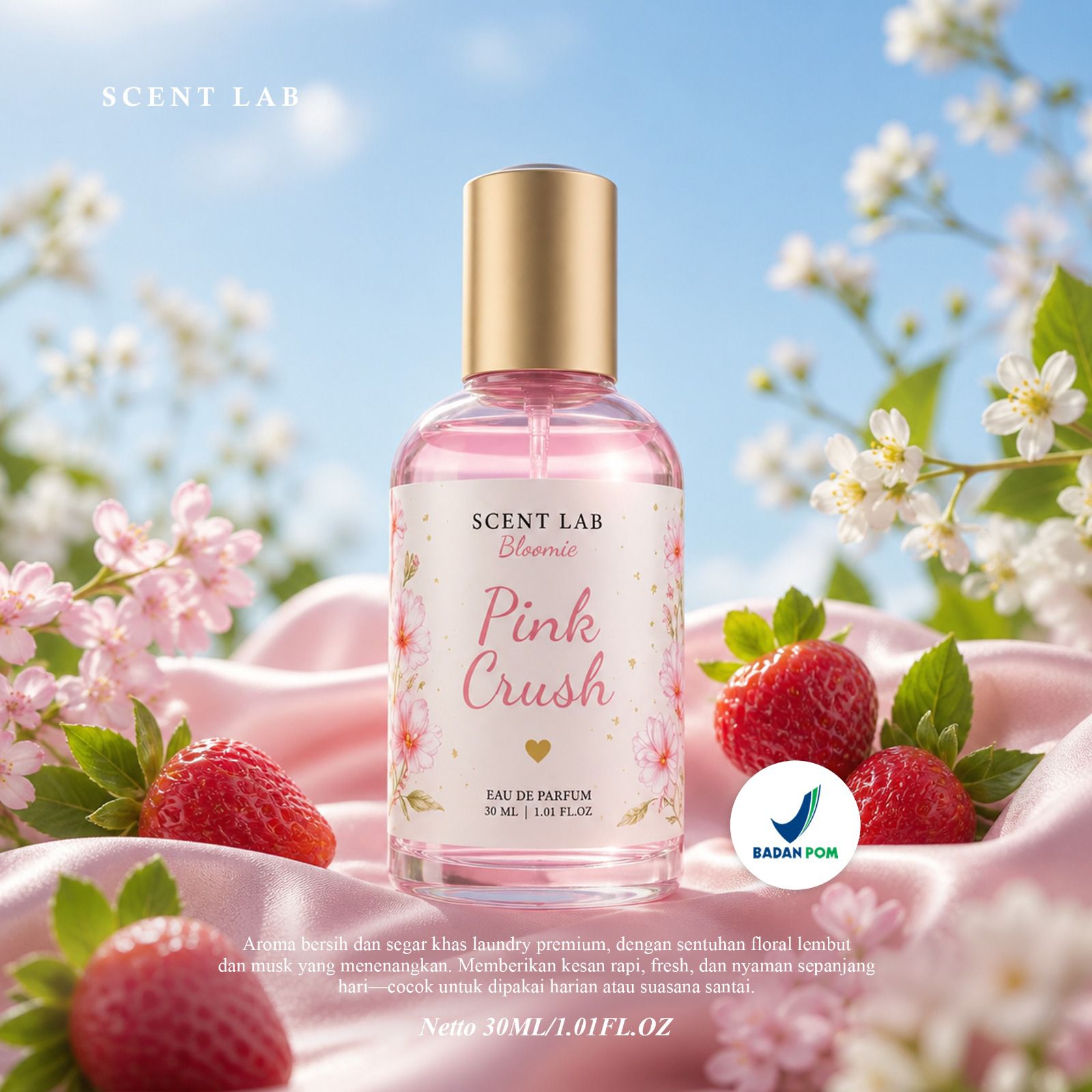 Scent Lab Bloomie Eau De Parfum 30ml - Pink Crush