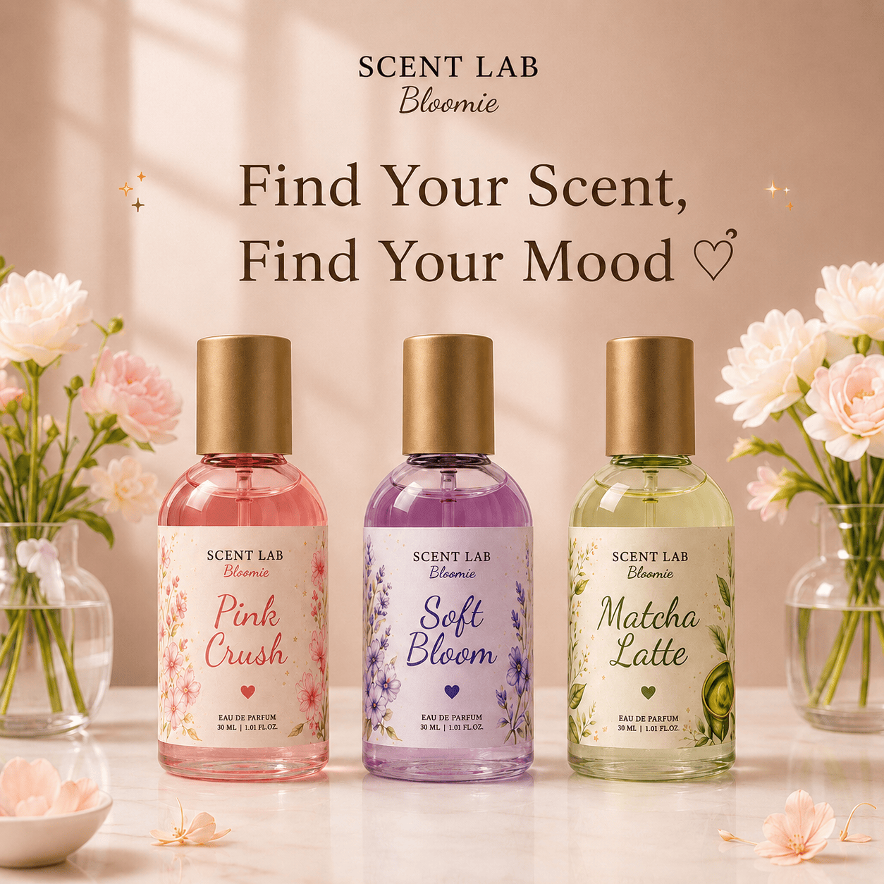 Scent Lab Bloomie Eau De Parfum 30ml - Soft Bloom