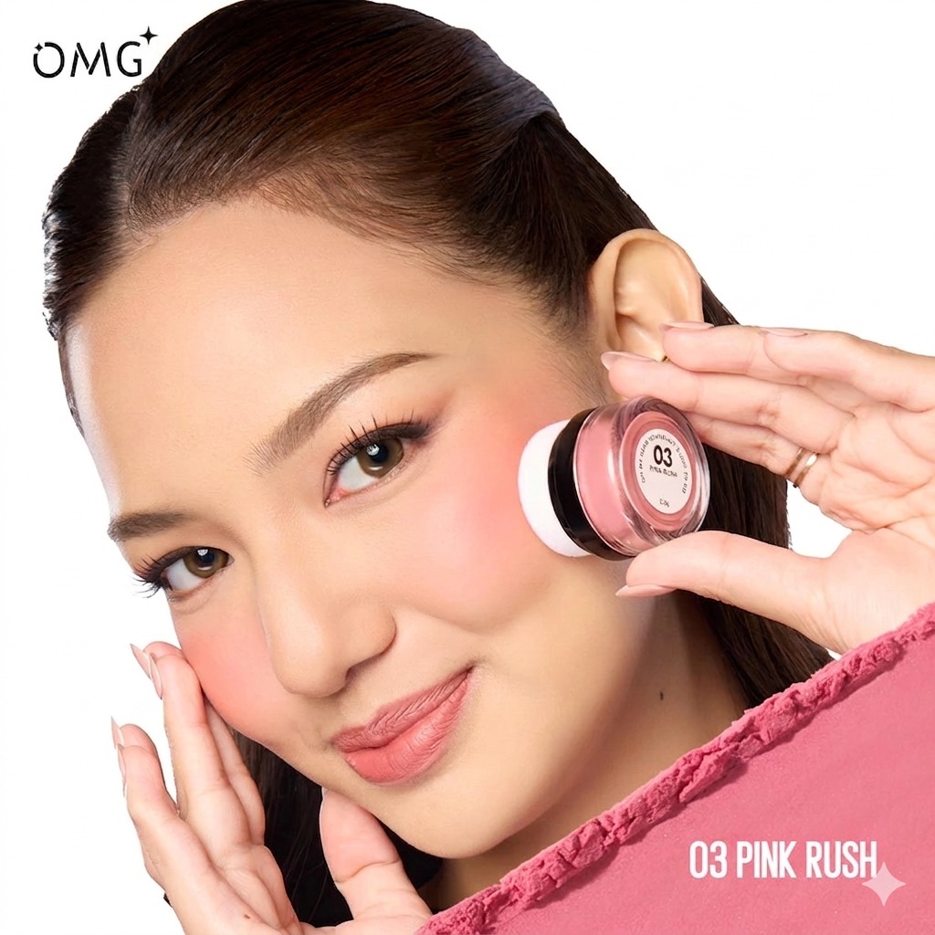 OMG Oh My Glam Powerlast Blush To Go 2.5gr - 03 Pink Rush