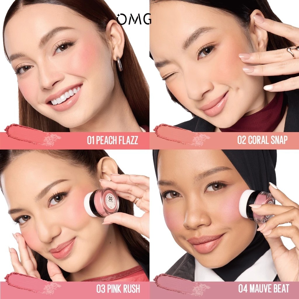 OMG Oh My Glam Powerlast Blush To Go 2.5gr - 03 Pink Rush