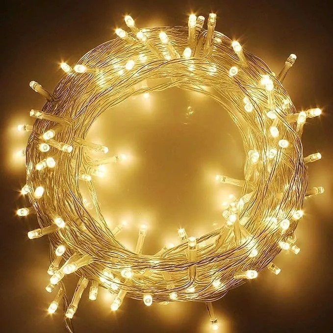 Tumblr Lampu LED (7 Meter 5Watt) - WARM WHITE (Lampu Hias / Natal Warna Warni)