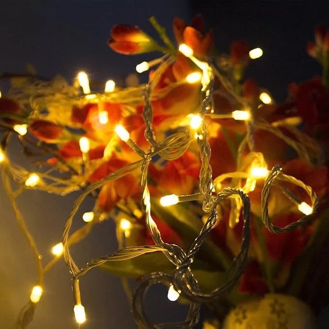 Tumblr Lampu LED (7 Meter 5Watt) - WARM WHITE (Lampu Hias / Natal Warna Warni)