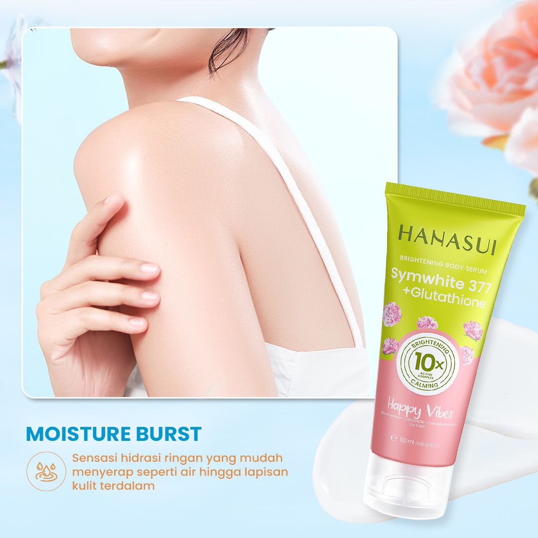 Hanasui Brightening Body Serum Symwhite 377 180ml - Happy Vibes