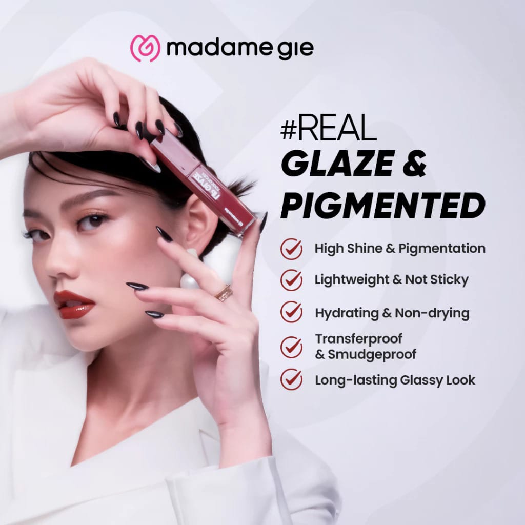 Madame Gie Look Glassy Lip Glaze 1.5ml - 03 Grape Gelato