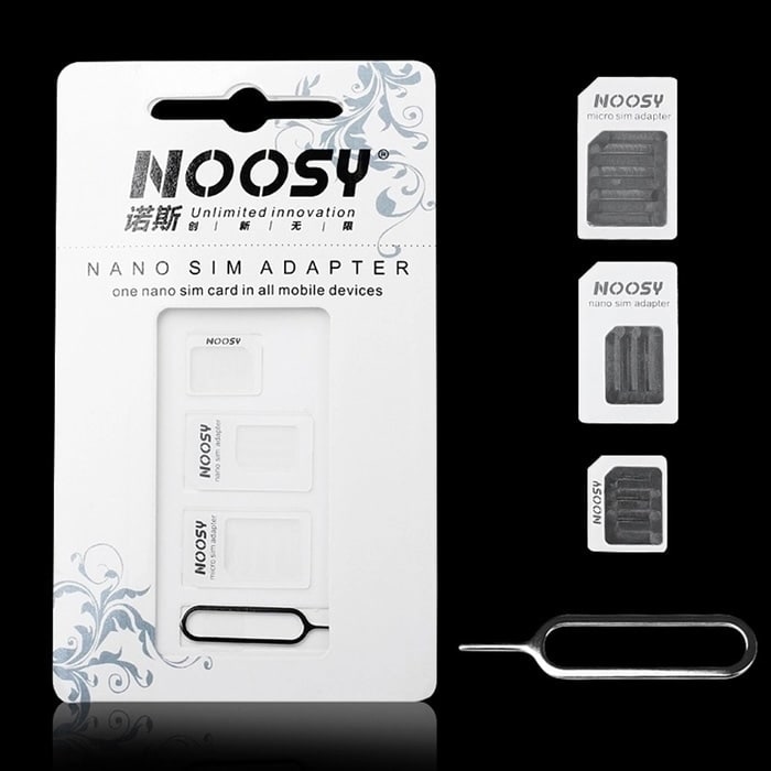 Noosy Adaptor Sim Card - Nano Micro Standart + Eject Tray