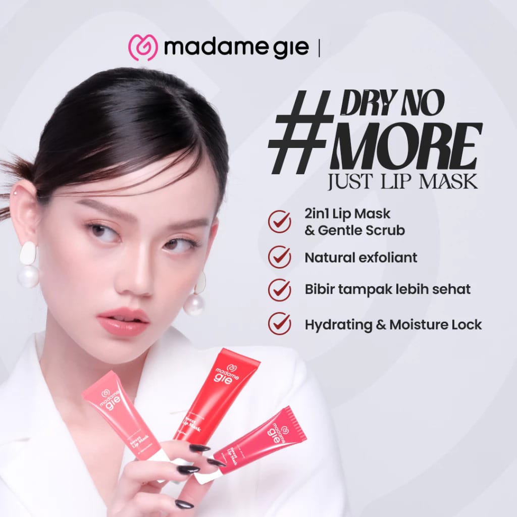 Madame Gie Sweet Lip Mask 10gr - 02 Lychee