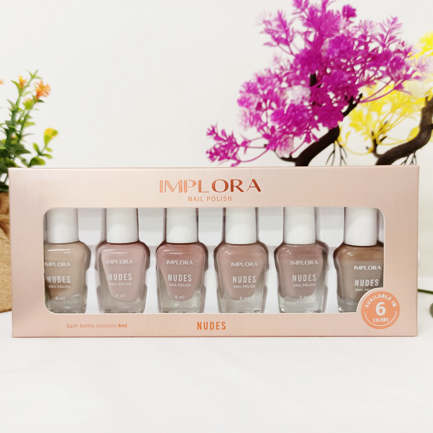 IMPLORA Nail Polish Nude 8mL - Kutek Ecer/Satuan