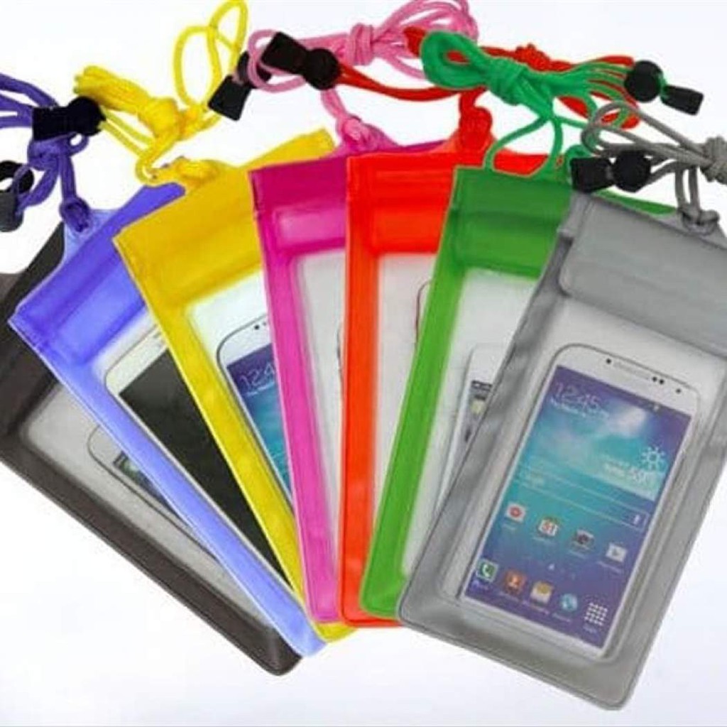 Sarung Waterproof HP Medium 3 Klip Anti Air