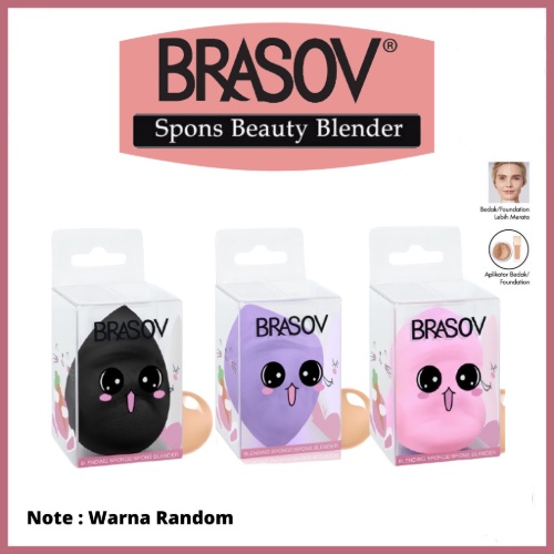 Brasov Spons Beauty Blender (Blending Sponge) - Tear Drop (Telur)