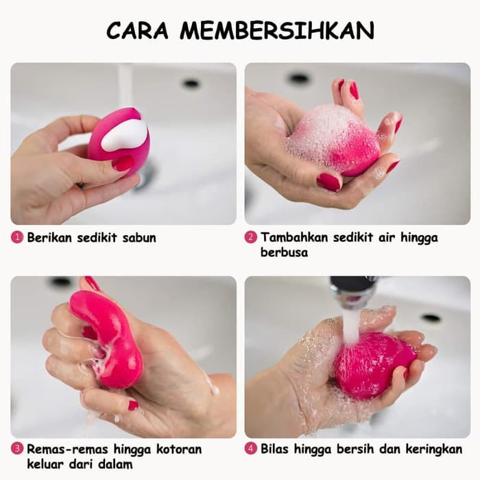 Brasov Spons Beauty Blender (Blending Sponge) - Tear Drop (Telur)