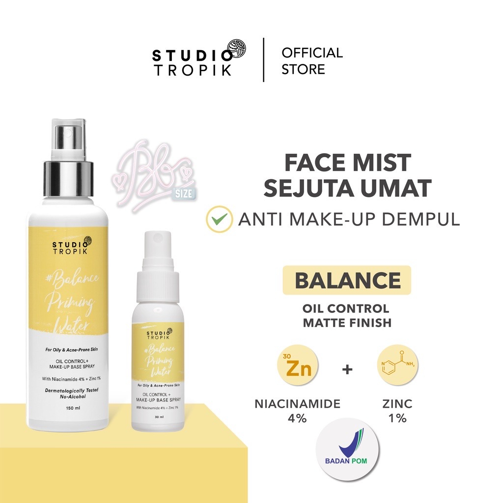 Studio Tropik Priming Water 150ml - Balance