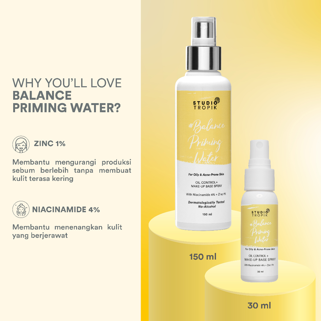Studio Tropik Priming Water 150ml - Balance