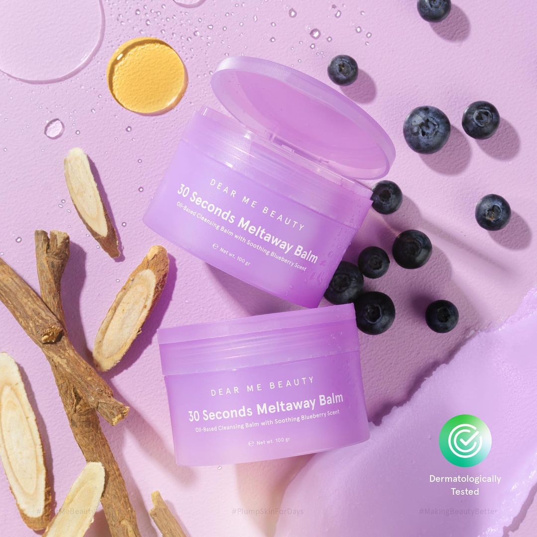 Dear Me Beauty Meltaway 30s Cleansing Balm 100gr - Blueberry