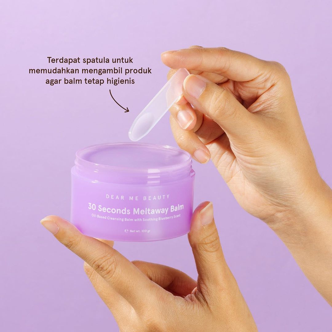 Dear Me Beauty Meltaway 30s Cleansing Balm 100gr - Blueberry