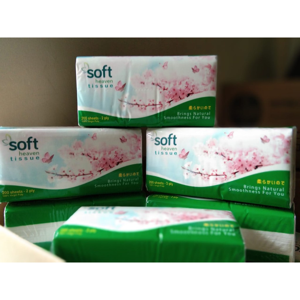 Tissue Soft Heaven Facial Softpack 200s