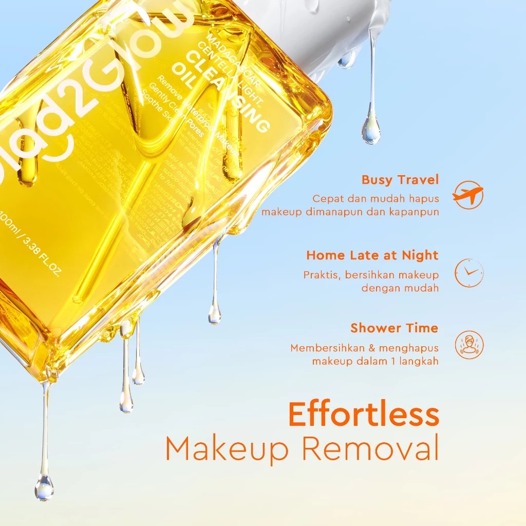 Glad 2 Glow Cleansing Oil - Madagascar Centella Light 100ml