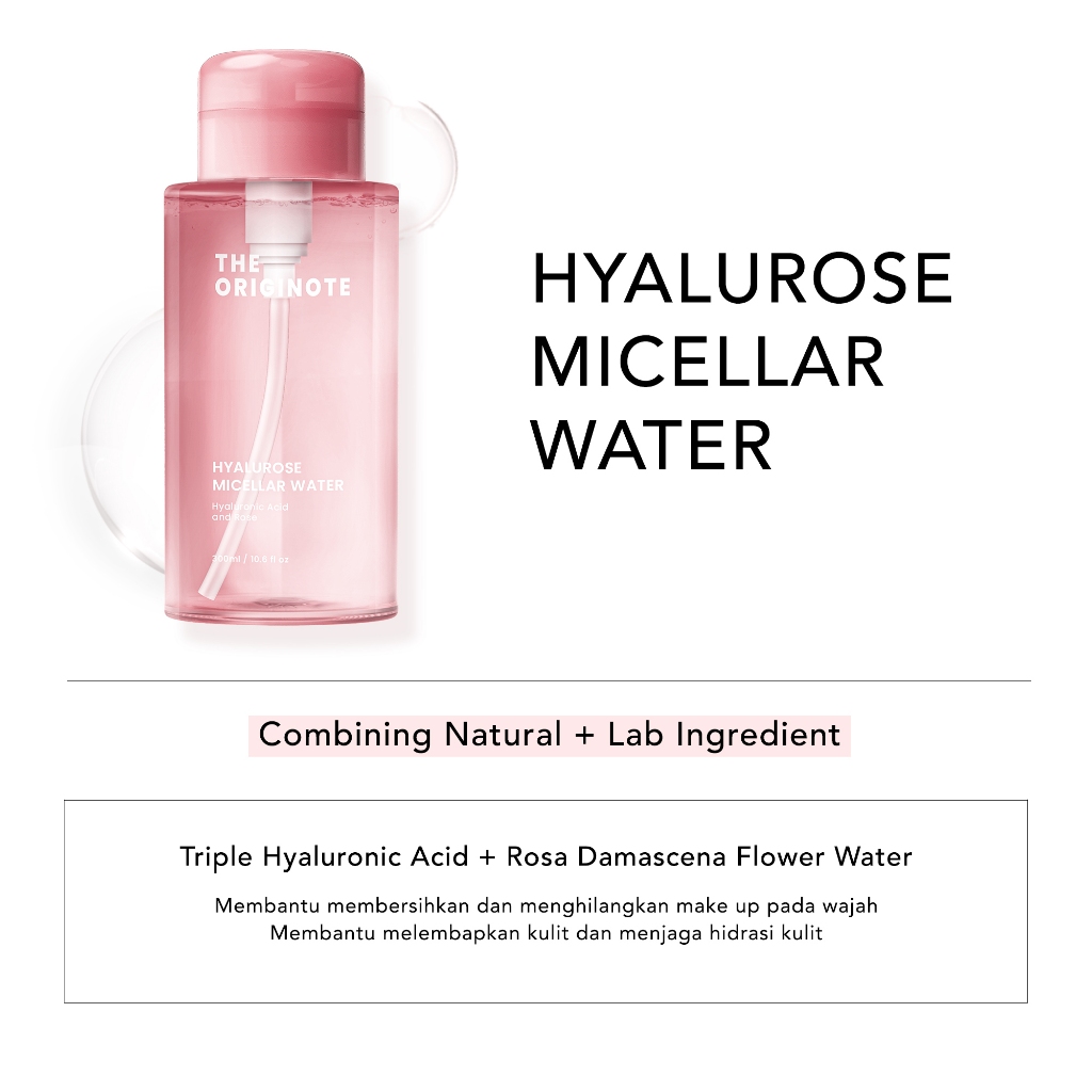 The Originote Hyalurose Micellar Water 300ml
