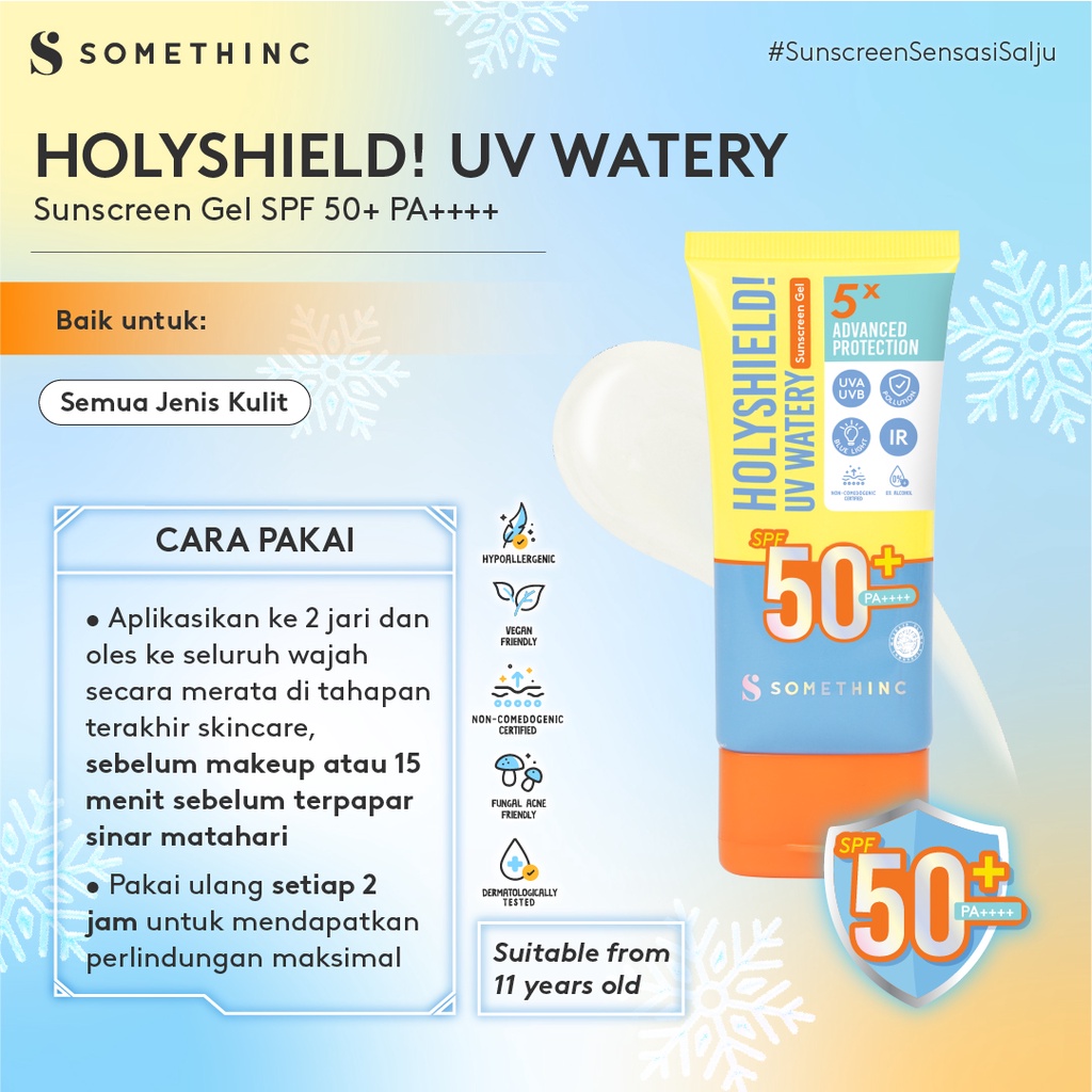 Somethinc Holyshield! UV Watery Sunscreen Gel SPF50+ PA+++ 50gr