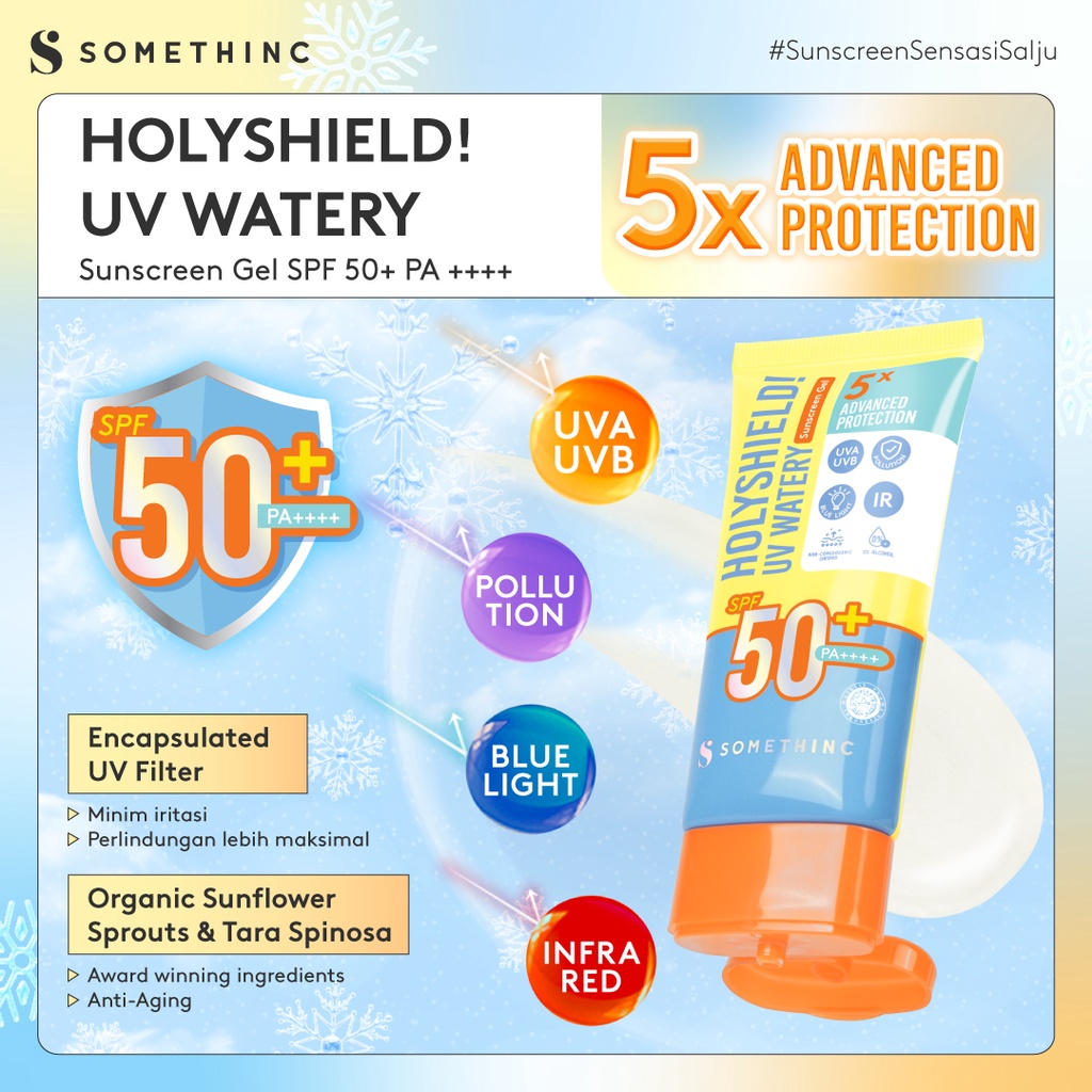 Somethinc Holyshield! UV Watery Sunscreen Gel SPF50+ PA+++ 50gr