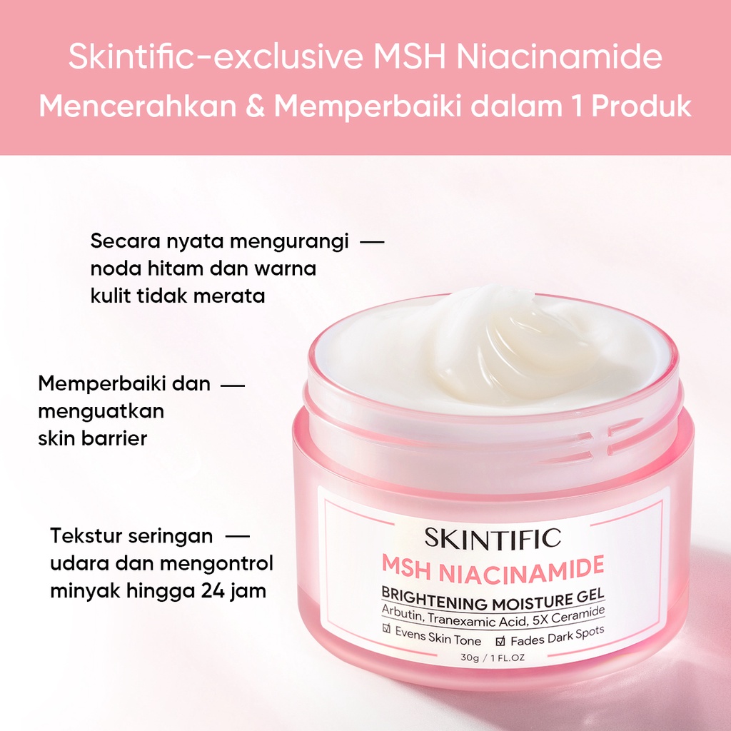 Skintific MSH Niacinamide Brightening Moisturizer 30gr
