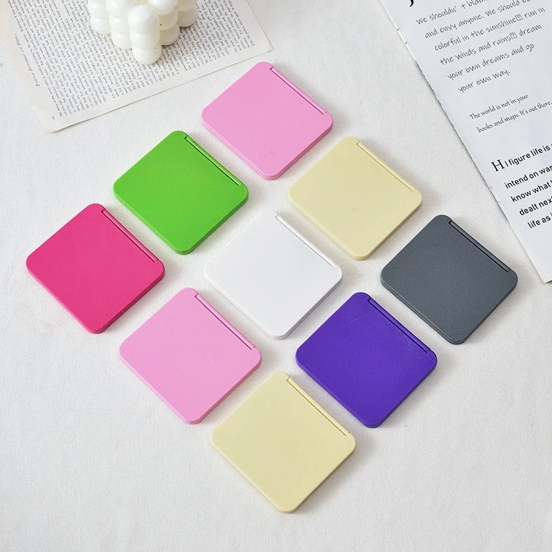 Cermin Mini Lipat Segiempat - Kaca Mini 2 Sisi (7 x 7cm)